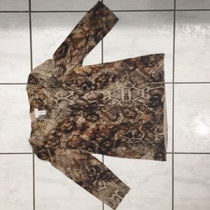 Chico’s brown designer shirt